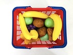 Basket of Bread & Fruit