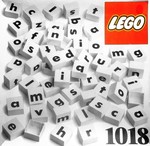 Lower Case Letters - Lego 1018