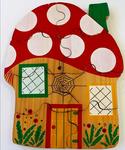 Mushroom House 8pc Wooden Jigsaw