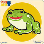 Flat Friends Green Frog Puzzle
