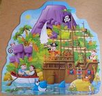 Pirate Island 24pc Floor Puzzle