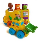 Musical Pop Up Bus and Press and Dash Bulldozer