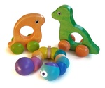 Wooden Toy Trio