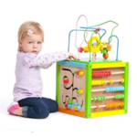 Wooden Activity Cube
