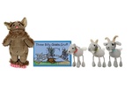 Three Billy Goats Gruff Finger Puppet Set