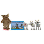 Three Billy Goats Gruff Finger Puppet Set