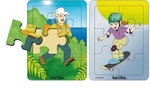 Healthy Lifestyle 6pc Jigsaws - Skate and Hike