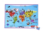 Mapedia World Map 100pc puzzle