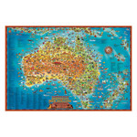 Giant Map Puzzle Down Under 300pc Puzzle