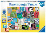 Funny Alphabet 100pc Puzzle 