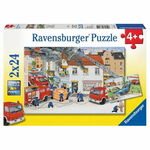 With the Fire Brigade 24pc Puzzles