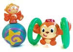 Crawl Along Musical Ball and Roll & Glow Monkey