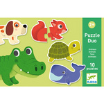 Puzzle Duo Animals 2pc Jigsaws