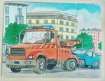 Tow Truck 12pc Puzzle