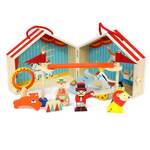 Portable Wooden Circus Playset