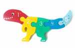 Dinosaur 5pc Wooden Jigsaw