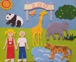 Felt Creations At The Zoo