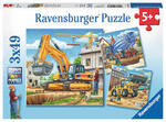 2800: Construction Vehicle 49pc Puzzle Collection