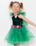 2959: Green Fairylicious Dress - Size 3-4
