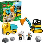 2977: DUPLO Truck and Tracked Excavator