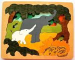 Asian Animals Layer Puzzle
