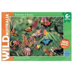 Wild Australia Butterflies and Beetles 100pc Puzzle