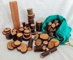 Natural Timber Sorting Blocks