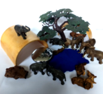 Wild Savanagh Elephants