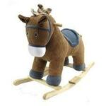 Brown Corduroy Rocking Horse