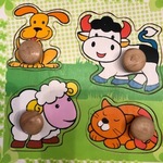 Animal Large Knob Jigsaw Puzzle