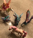 Unicorn, Pegasus & Dragon set