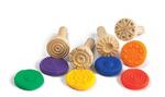 Wooden Dough Stampers