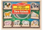 My First Wooden Stamp Set - Farm Animals