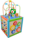 Wooden Activity Cube