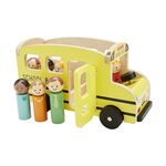 Yellow wooden school bus