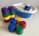 Little Tikes Stack N Build Blocks and Boat
