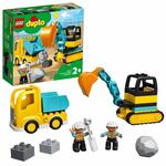 Duplo Town Truck and Excavator 