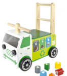 Walk and Ride Recycling Truck