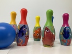 A17: Coloured bowling pins and ball