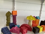  23 Rubber Building Blocks