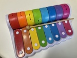 Rolling xylophone