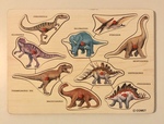 Dinosaurs Peg Puzzle