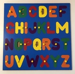 Upper Case Alphabet Board Puzzle