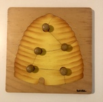 Beehive Knob Tuzzle Puzzle