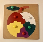 Apple Knob Puzzle 