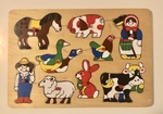 Farmers and Farm Animals  Puzzle