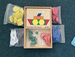 Wooden Pattern Blocks & Boards