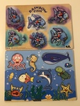 Marine Board Puzzle and RainBow Fish