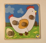 Chicken and Egg Board Puzzle