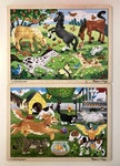 Frolicking Horses and Pets At Play Puzzles